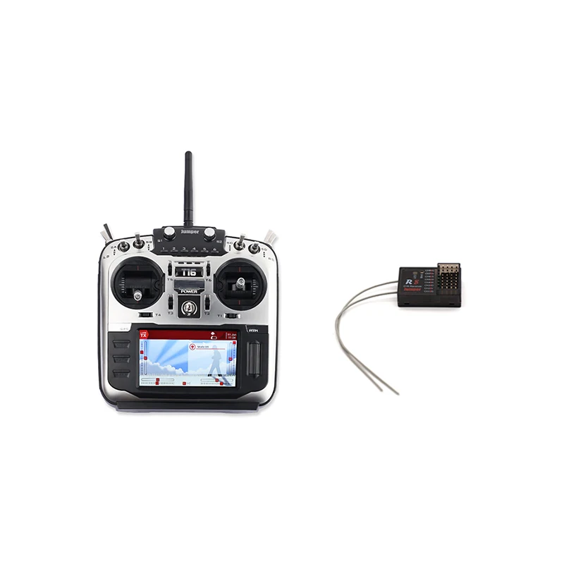 M2 and R8 Jumper T16 Pro Hall Gimbal с открытым исходным кодом мультипротокол радио передатчик JP4-in-1 радиочастотный модуль 2,4G 16CH 4," lcd - Цвет: M2 and R8