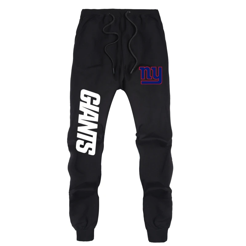 Giants Black Патриоты брюки весна и осень спортивный свитер брюки Новая Англия чемпионы Повседневные свитера брюки новые любовники мужские повседневные спортивные брюки - Цвет: Giants Black