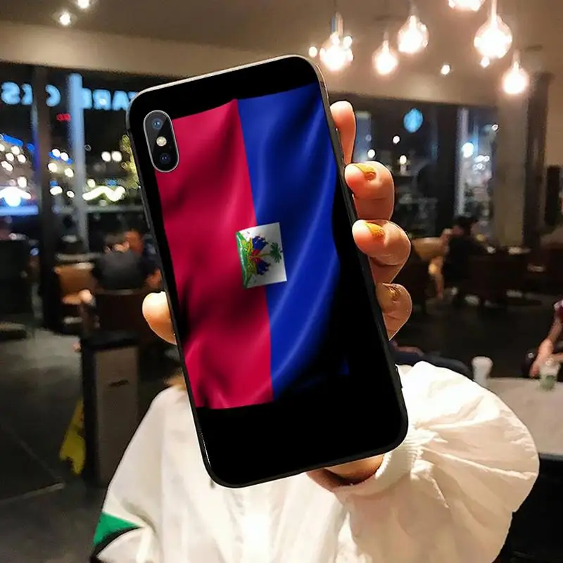 

Vintage Haitian Flag Phone Case for iPhone 11 12 pro XS MAX 8 7 6 6S Plus X 5S SE 2020 XR