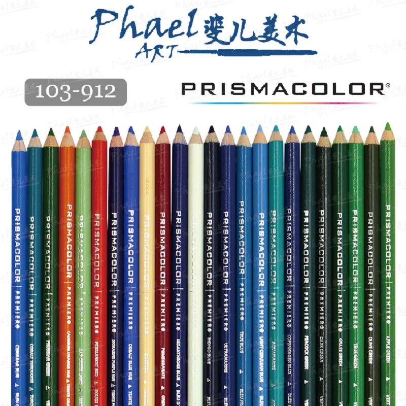 

American Prismacolor Blue-green Sanfu Oil Colored Pencils Single PC103-912 Lapices De Colores Lapice Pastel Acuarelables