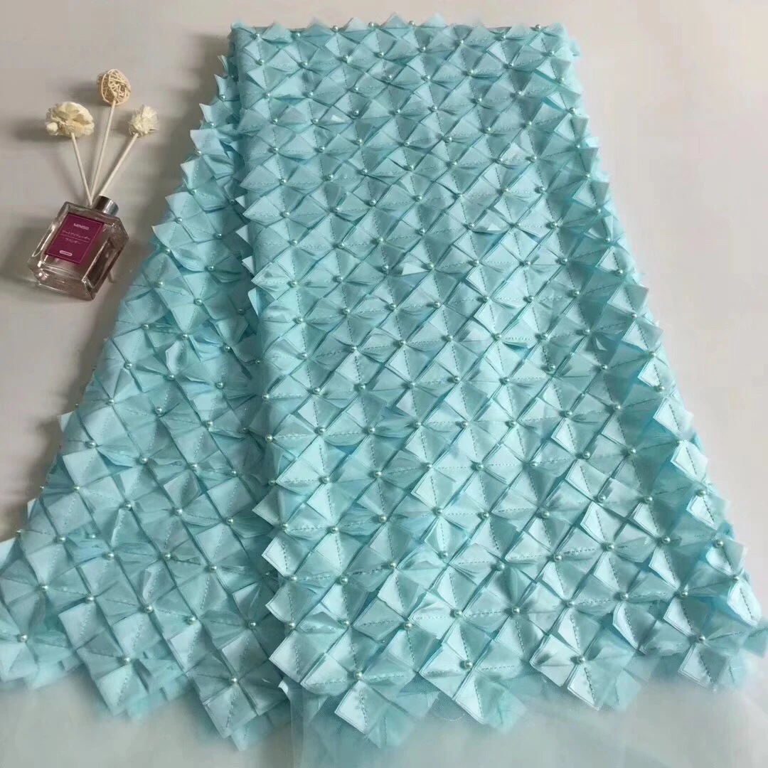 Модная африканская кружевная ткань высокого качества розовое кружево