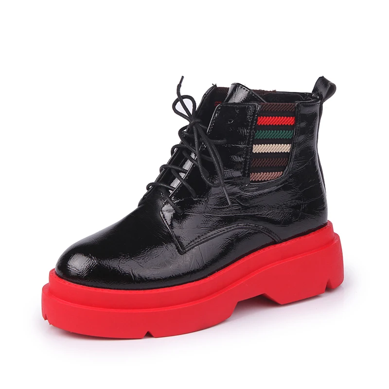 2019 г. ботильоны из натуральной кожи женская классическая модная обувь на плоской