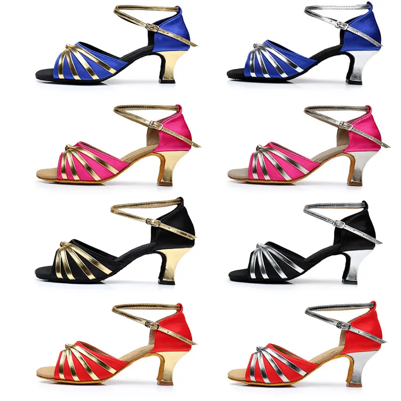 

Women Latin Dance Shoes Woman's Salsa Tango Dance Shoes Girls Professional Ballroom Dancing Shoes High Heels 5cm/7cm Wholesale