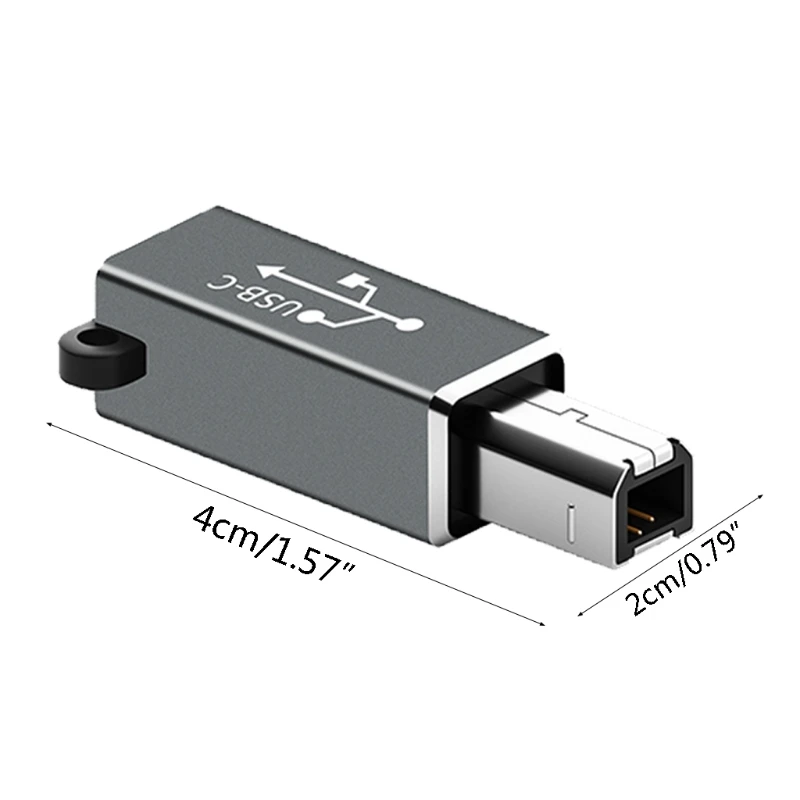77UA Portable USB C to MIDI Port Type-c Female Durable Compact Simple Use Printer Scanner Adapter Plug and Play | Компьютеры и офис