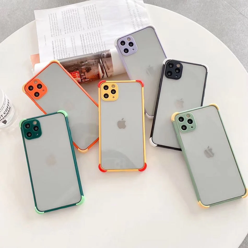 Защитный чехол для объектива камеры IPhone 11 Pro XS Max цветной Жесткий Чехол SE 2 2020 X XR 7 8