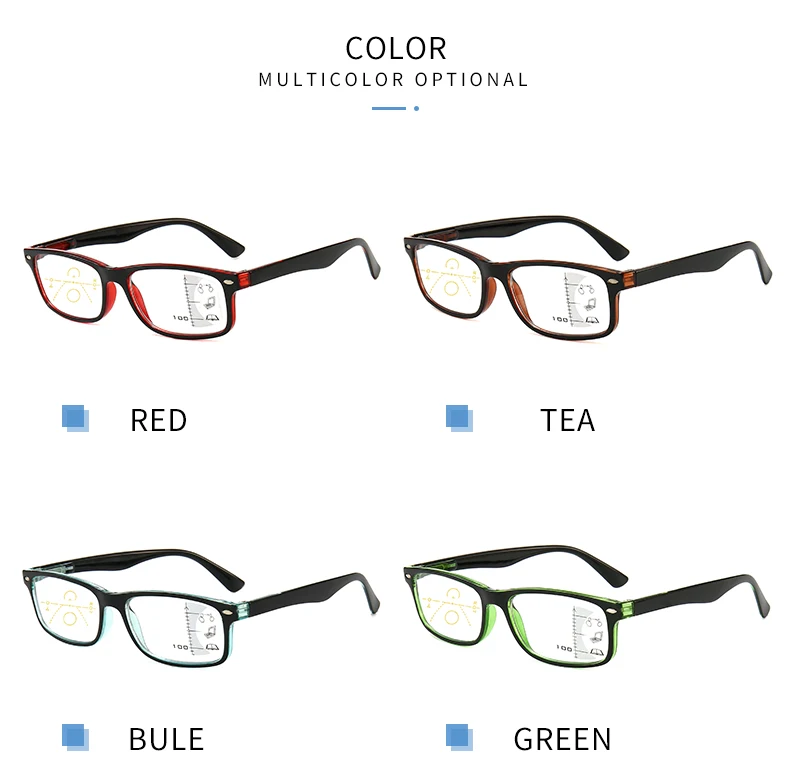 Улучшенные очки для чтения с защитой от синего цвета мужские большой оправой
