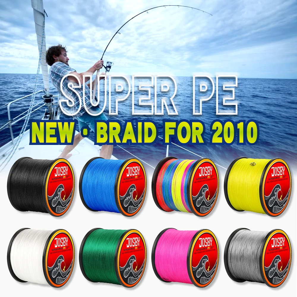 JOSBY 300 м 500 м 1000 м 8 нитей 10-78LB PE плетеный рыболовный провод Multifilament очень прочный рыболовный линия ЯПОНИЯ разноцветный