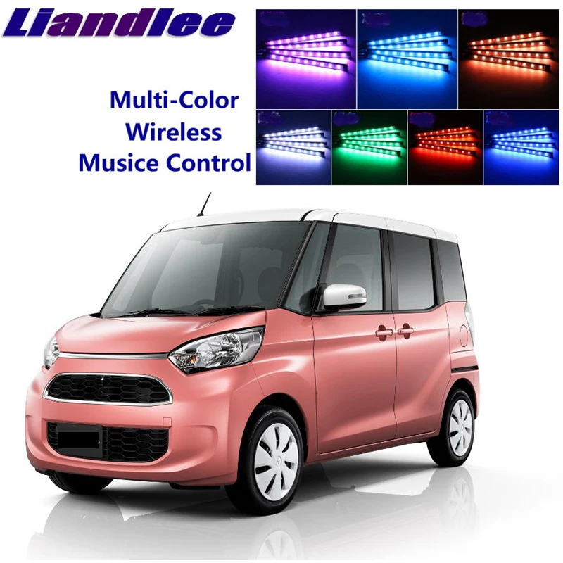 LiandLee автомобильный светящийся Интерьер пол декоративные сиденья акцент