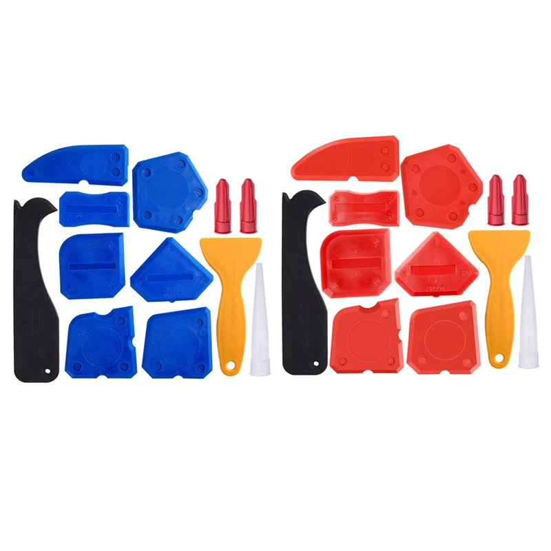 

Набор инструментов для герметика, комплект из 12 предметов, силиконовый герметик, инструмент для отделки, скребок для намотки, насадка для ге...