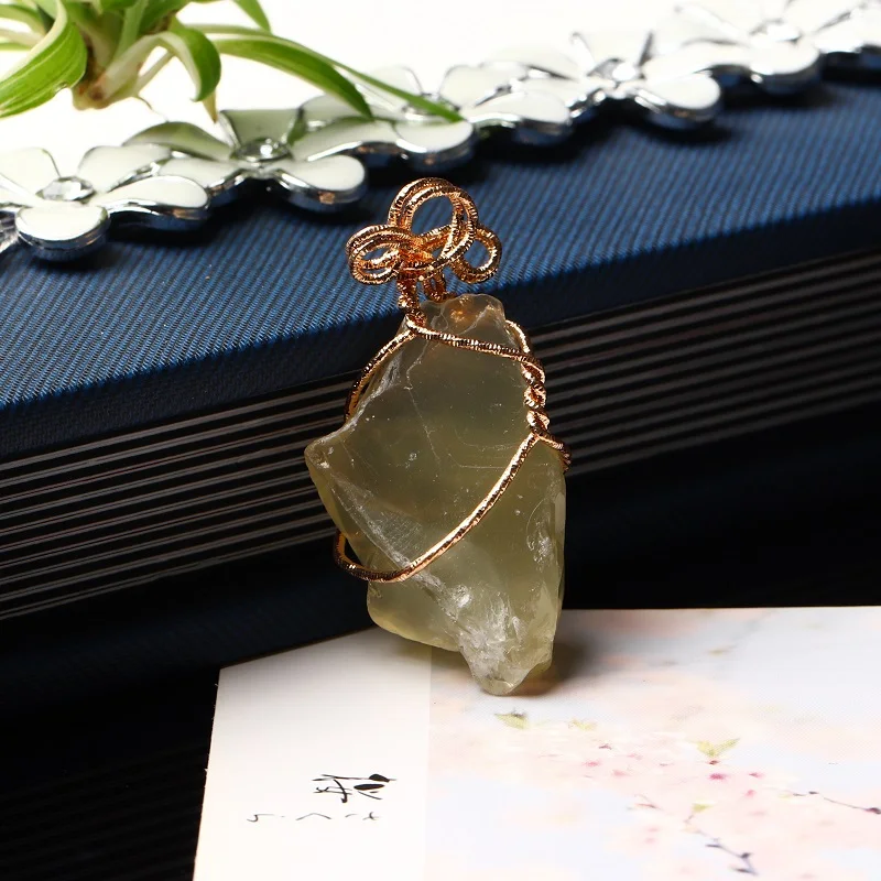 1 шт. подвеска из розового кварца с натуральным кристаллом | Дом и сад