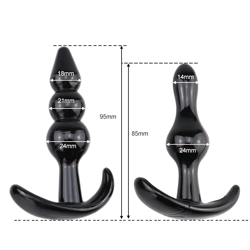 Анальная пробка силиконовый мужской массажер простаты G Spot для взрослых