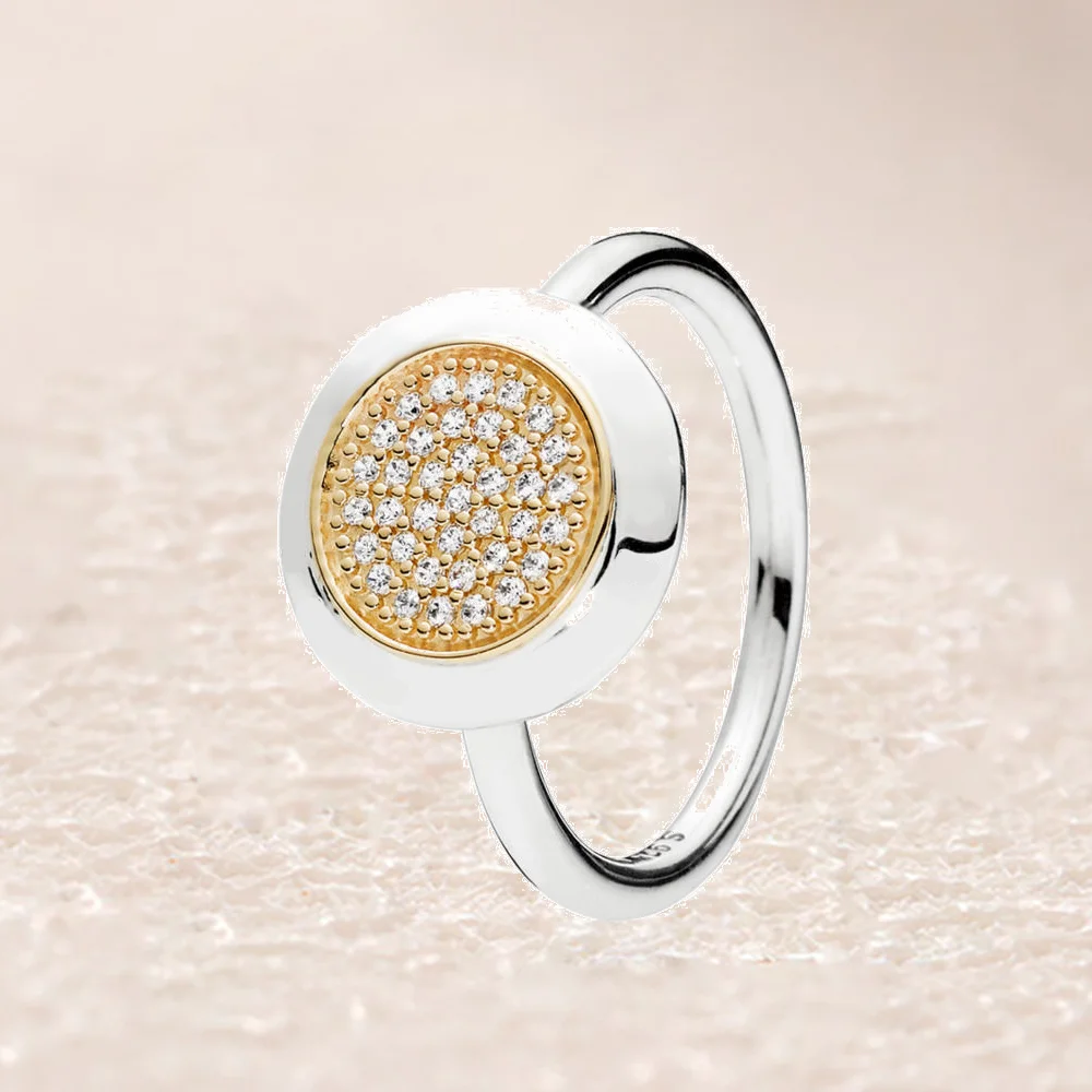 

196231CZ TWO-TONE SIGNATURE RING