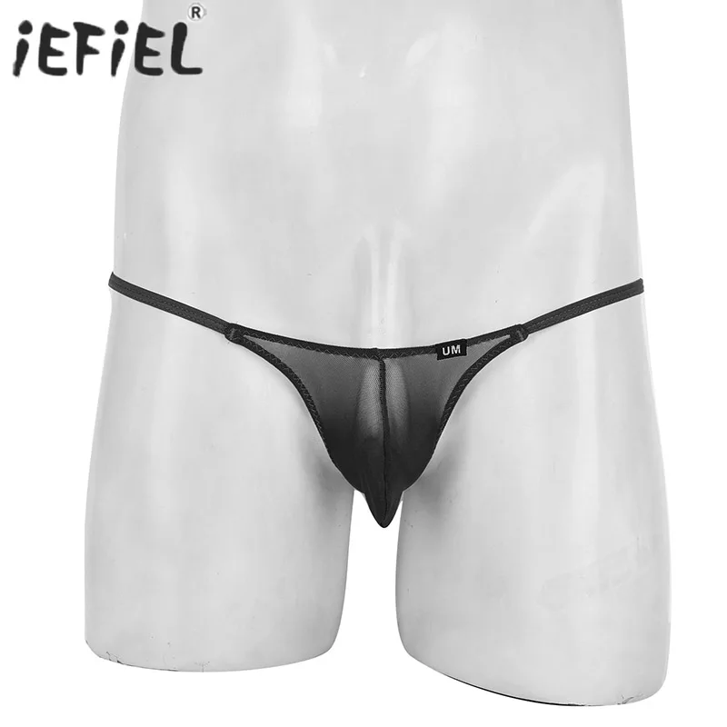Сексуальное нижнее белье для геев дышащие сетчатые мужские трусы с низкой талией