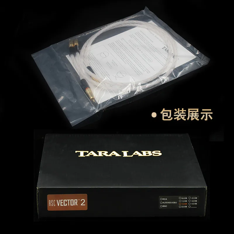 Пара Taralabs RSC vector RCA audio 8 n серебристый кабель для соединения Золотой штекер Hifi |