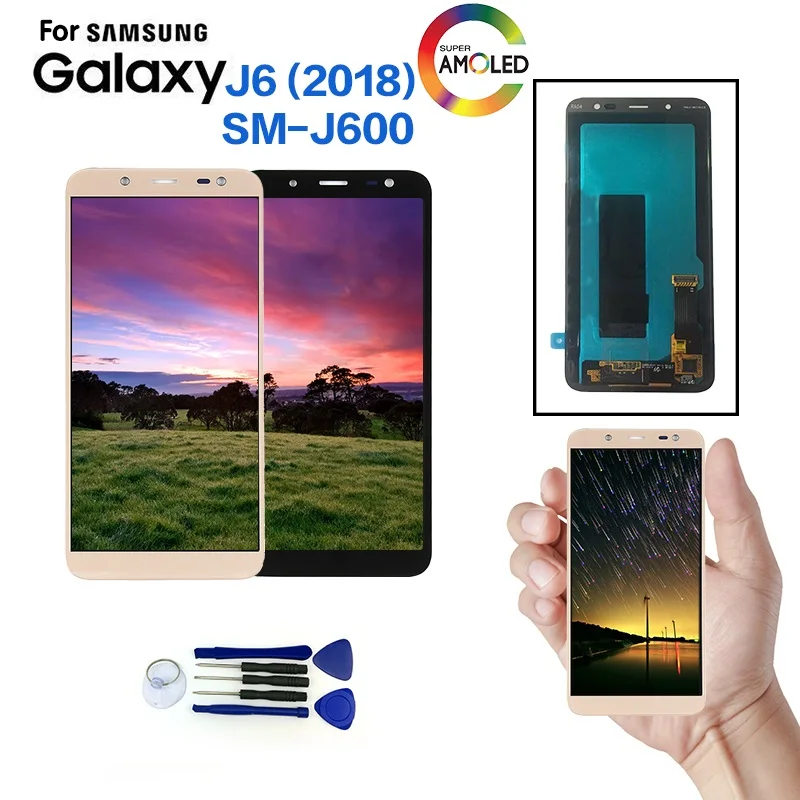 

Оригинальный дисплей для Samsung Galaxy J6 2018 SM-J600F J600FN, Замена ЖК-экрана для Samsung On6 SM-J600G, модуль ЖК-дисплея