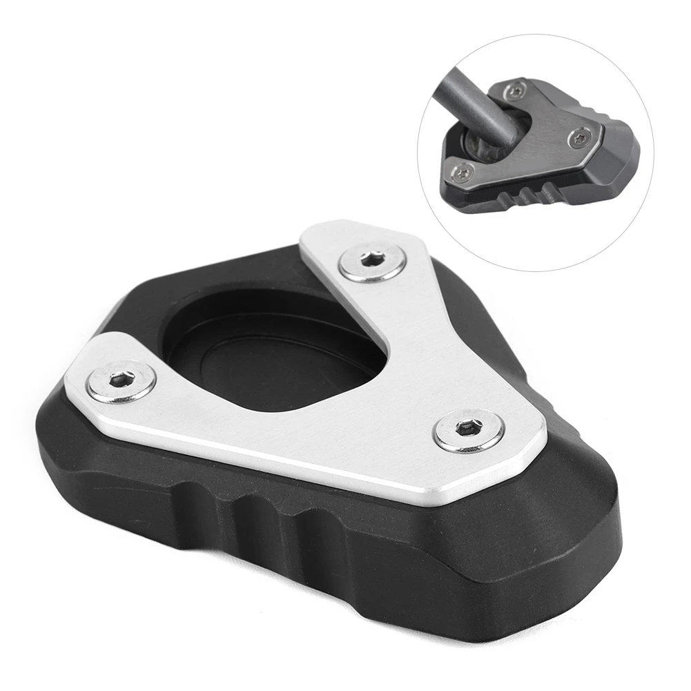 Motorcycle Foot Side Stand Pad Plate Kickstand Enlarger Support Extension Fits for Kawasaki Ninja 650 Z EX650K 2016-2020 |