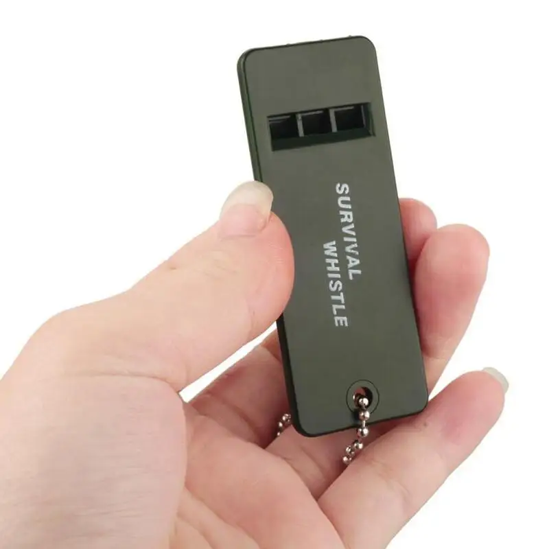 Outdoor Camping Travel Whistle Tri-frequency Survival First Aid Sports Accessories | Спорт и развлечения