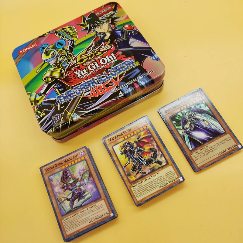 Новая английская версия 71 шт для косплея «Дуэль монстров YU-GI-OH! Игра коллекция карт торговые карты игра с красивое железо коробка