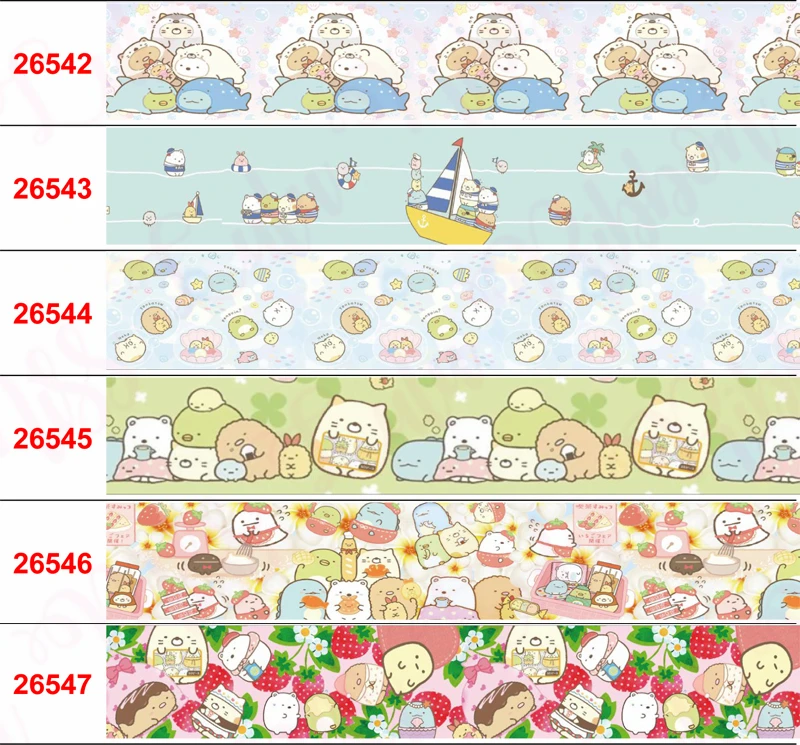 16 мм-75 мм Ретро цветок серии печатные корсажная/враг лента розовая роза DIY Свадьба