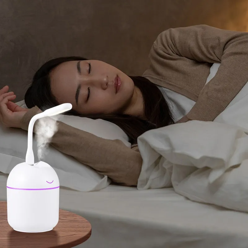 

USB Ultrasonic Mini Air Humidifier 200ML Aroma Essential Oil Diffuser Home Car USB Fogger Mist Maker LED Night Lamp Dropshipping