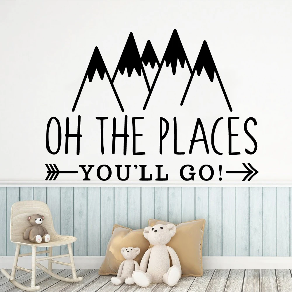 

Cartoon mountains Wall Sticker Pvc Wall Art Stickers Modern Fashion Wallsticker For Kids Room Decoration Wall Decal Home Decor