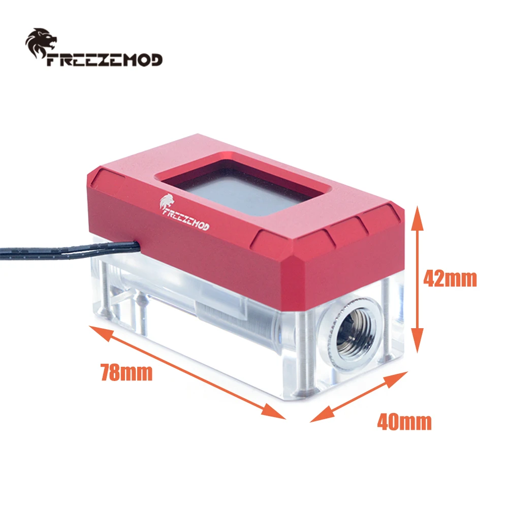 Расходомер для воды FREEZEMOD многофункциональный латунный термометр с функцией