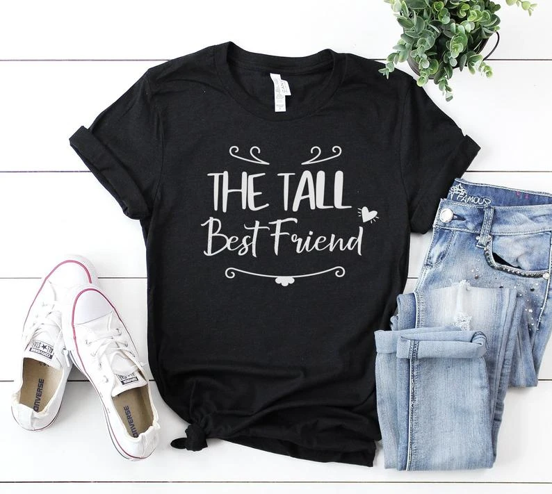 Подарок для лучшего друга высокие лучший друг Bestie рубашек подарок Tshirt