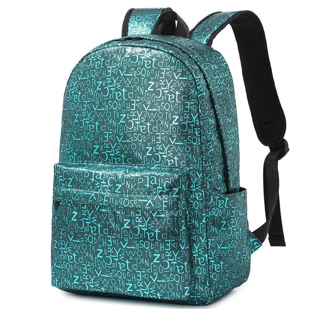

Fashion Letters Print Stylish Girl BackpackLarge Capacity Waterproof Teenager Bagpack High School Backpack For Girl Travel