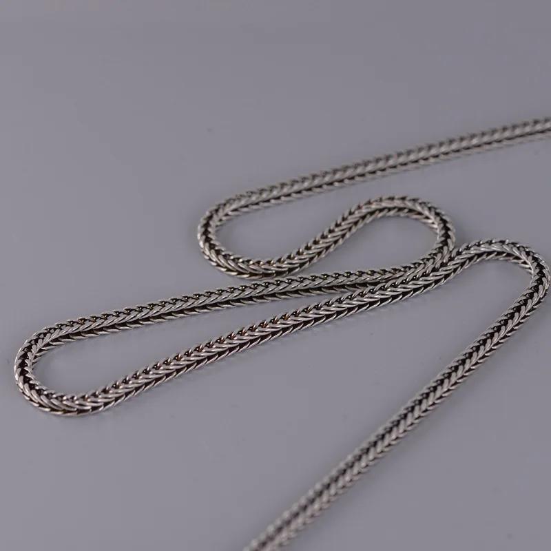 Колье S925 Серебряные предметы Кулон Ретро стиль Тайское Серебро оптовая торговля