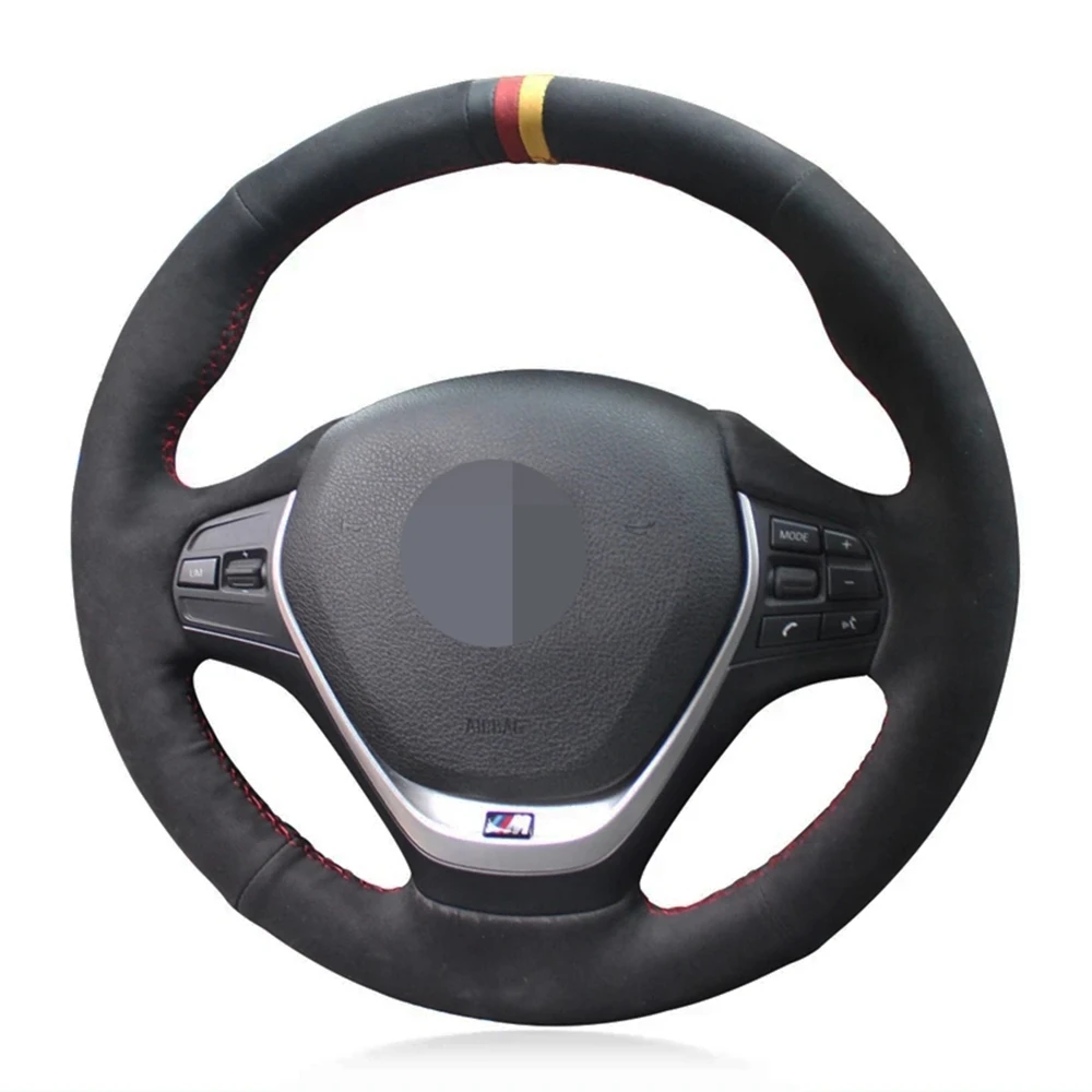 

Anti-slip Black Suede Soft Car Steering Wheel Cover For BMW F20 2012-2018 F45 2014-2018 F30 F31 F34 2013-2017 F32 F33 F36