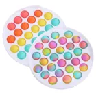 Круглая игрушка-антистресс Simpel Dimpel, простая игрушка-джойстик, обучающие игрушки для снятия давления, Подарочная доска