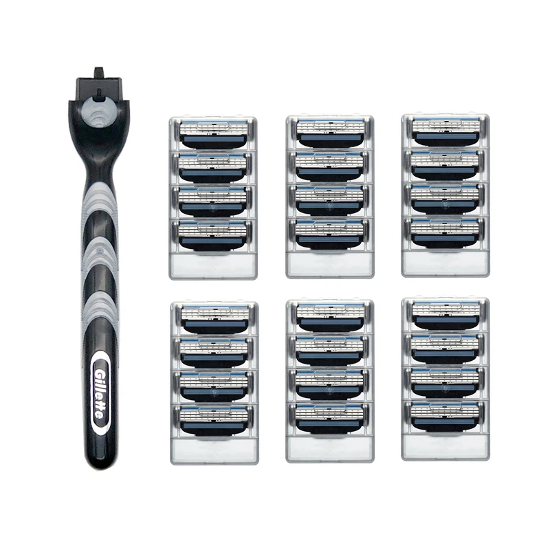 Высокое качество лезвия бритвы и Gillette ручка уход за кожей лица Уход кассета с