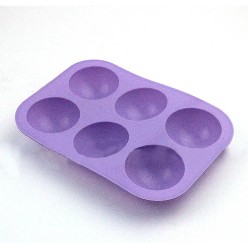 Многофункциональная силиконовая форма 6 круглых форм Нетоксичная прочная для