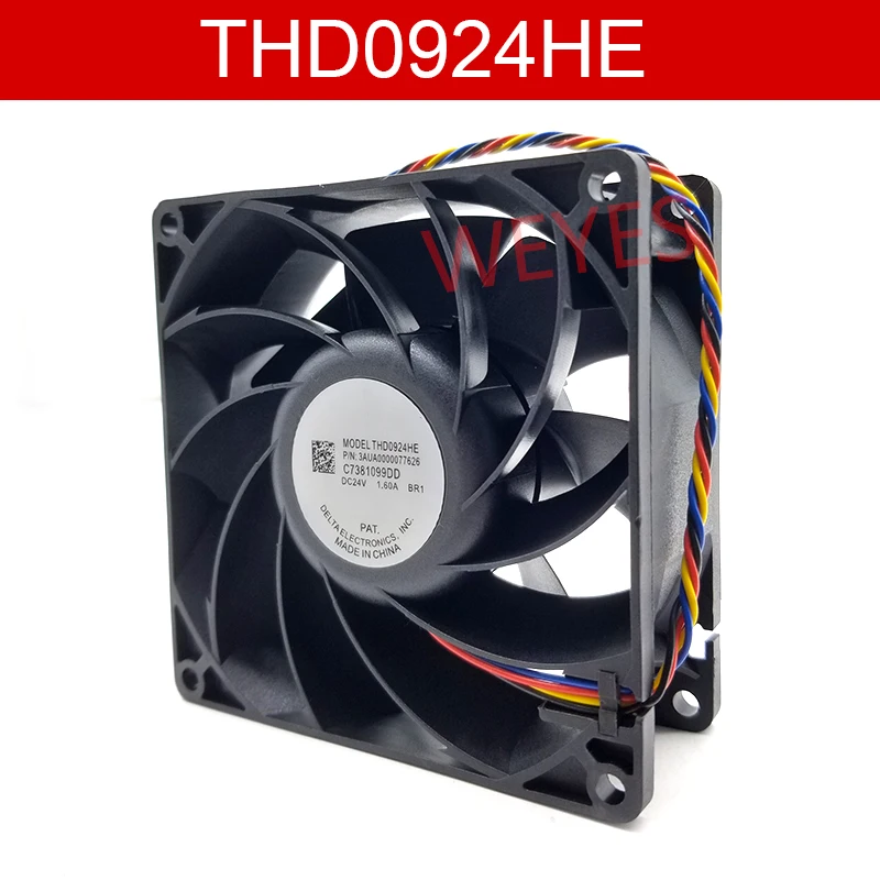 Оригинальный Для THD0924HE DC 24V 1.60A 9 см 9038 92 мм 9238 инвертор 4 проводной Сервер