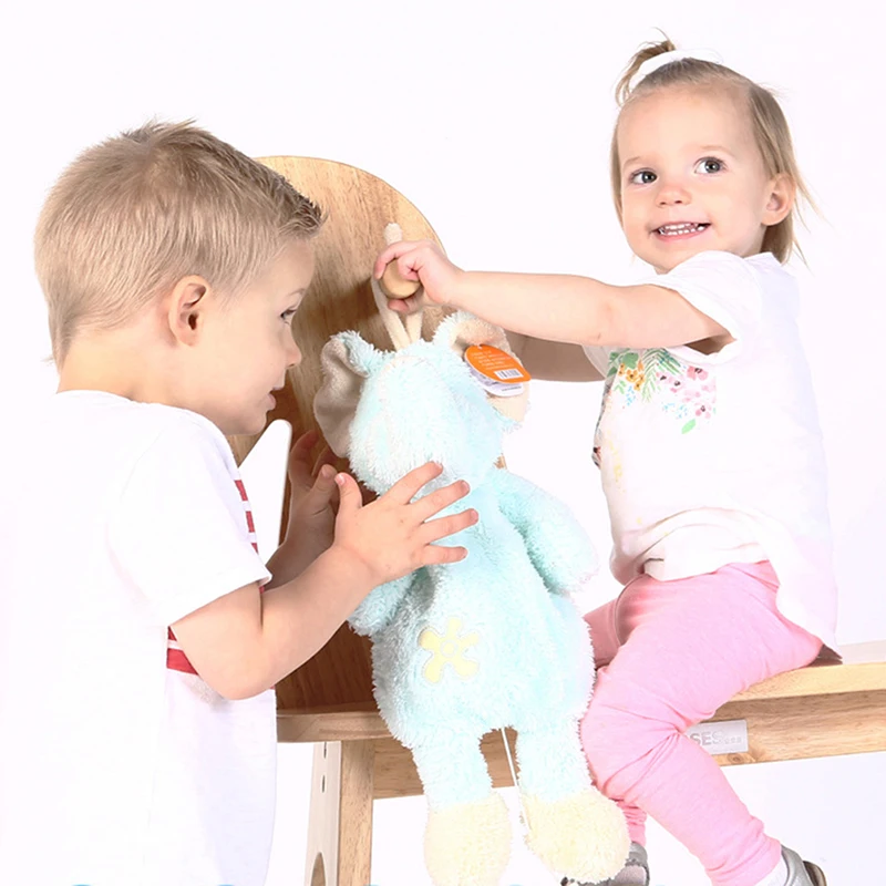 

Infant Baby Toddler Plush Toys Appease Doll Hand Bells Soft Cotton Blend Newborn Elephant/Lion/Monkey Animal Musicial Toy