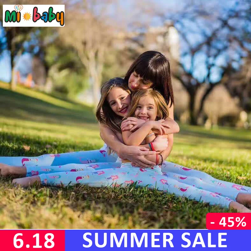 Леггинсы с высокой талией спортивные женские леггинсы для фитнеса детьми штаны