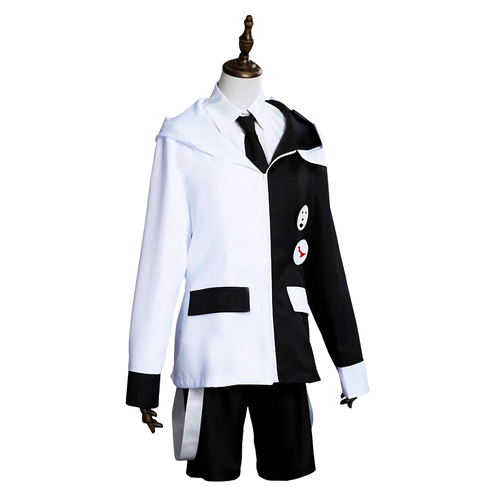 Аниме Danganronpa Косплей Монокума костюм Для мужчин наряд Униформа на Хэллоуин