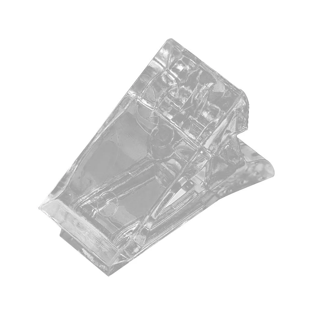 Прозрачный Кристальный зажим для дизайна ногтей наращивания УФ-гель