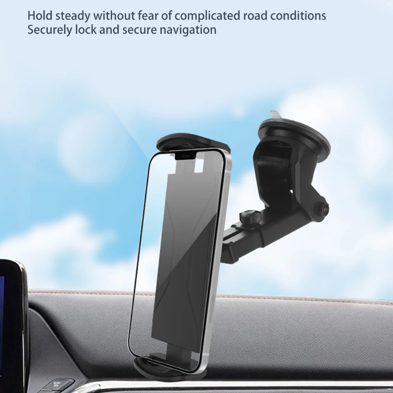 phone tablet holder car navigation holder stand universal car mobile rack suction cup telescopic for 4 13 electronics free global shipping