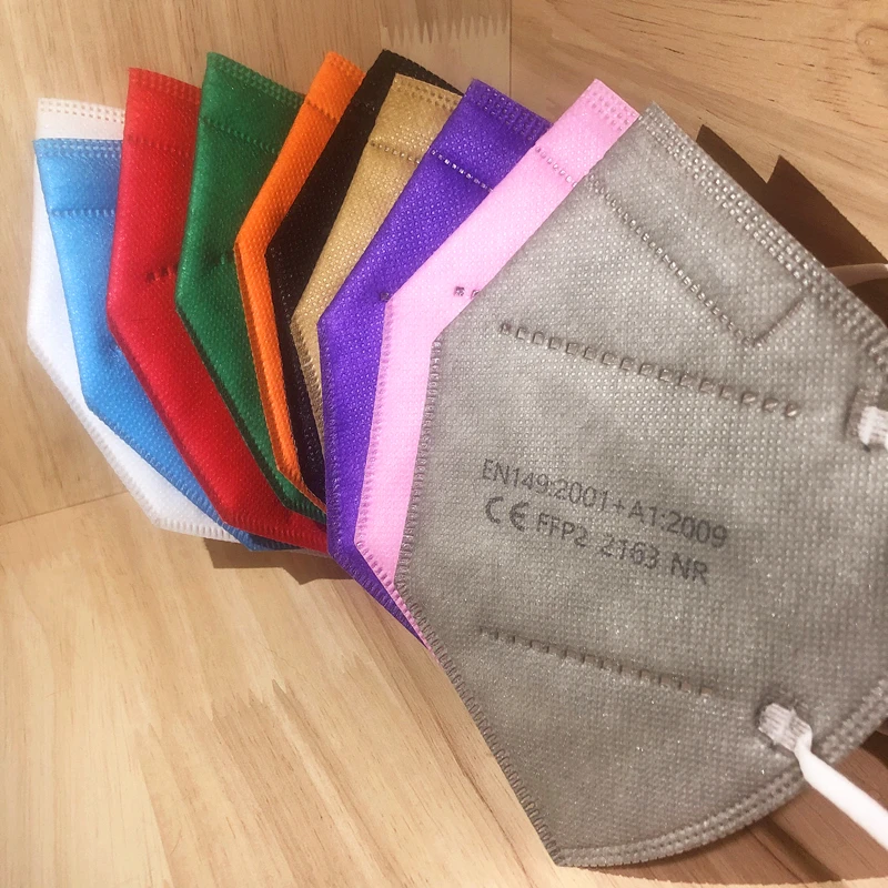 

5-100PCS KN95 Masks ffp2mask 5 Layers Mouth Mask KN95 FPP2 Masque hygienic approved Protective Face Mask Mascarillas Masken CE