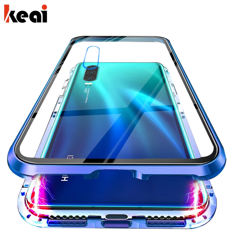 Магнитный адсорбционный металлический чехол для huawei mate 20 Pro P30 P20 lite, противоударный чехол для huawei mate 10 20 Lite P Smart, чехол