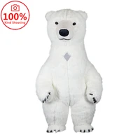 air inflation polar bear mascot costume for advertising customize adult for wedding halloween mascot costume animal costume