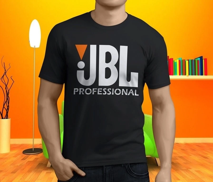 Новые популярные профессиональные мужские черные футболки JBL новые Забавные