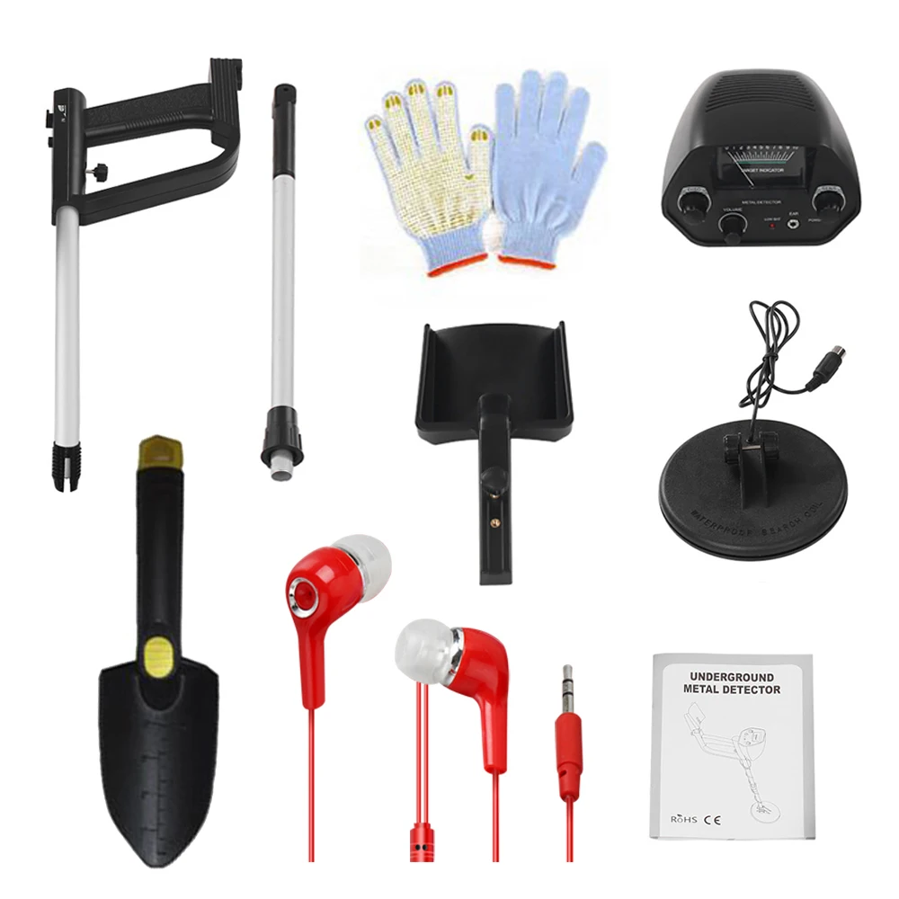 Портативный простой монтаж подземный металлоискатель Набор Высокая