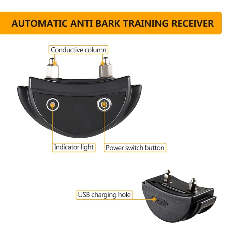 

Remote Control Bark Arrester Dog Training Collar Pet Bark Control Containment