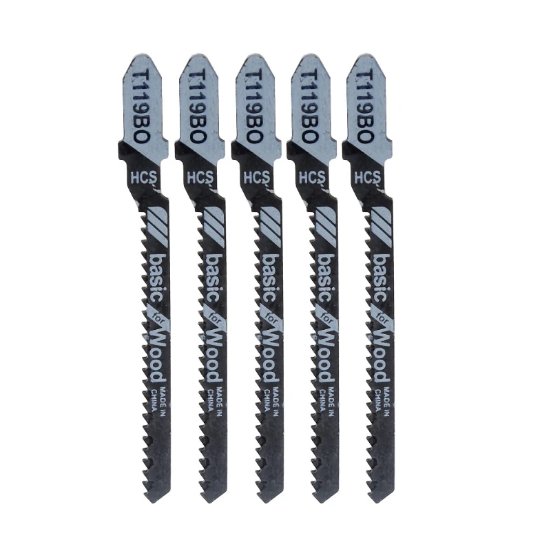 5 шт. HCS T119BO джиг пилы Набор древесины Быстрая резка сабельные L4MF|Полотна для пил| |