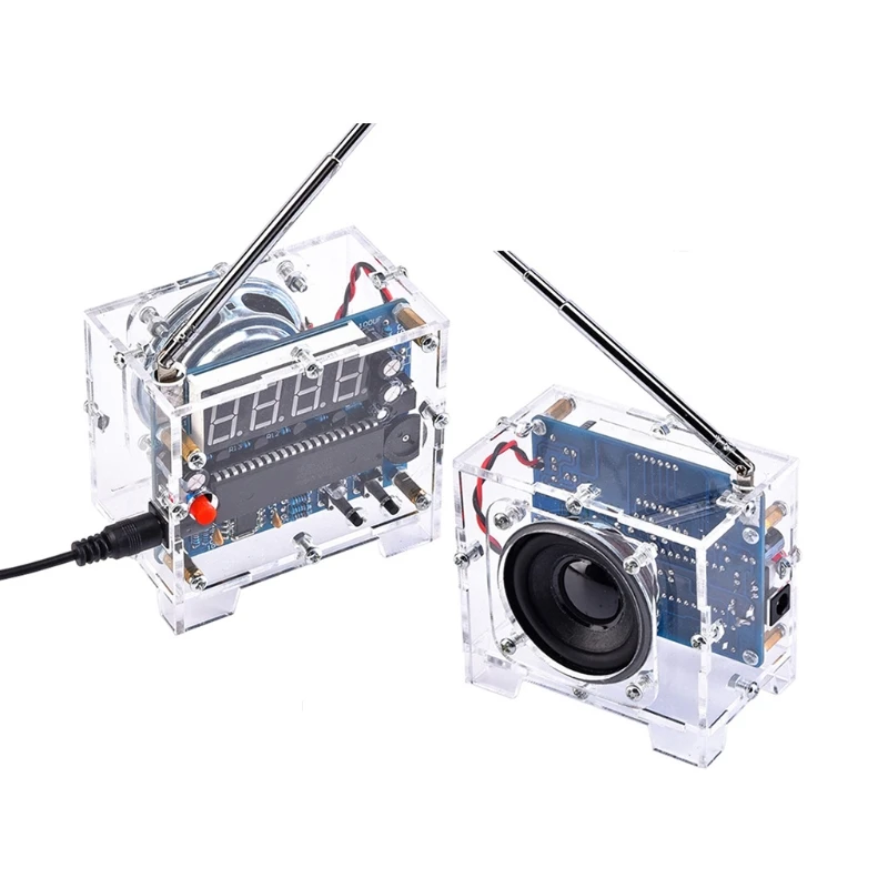 Детали сделай сам цифровой радиоприемник FM 87-108 МГц беспроводные комплекты