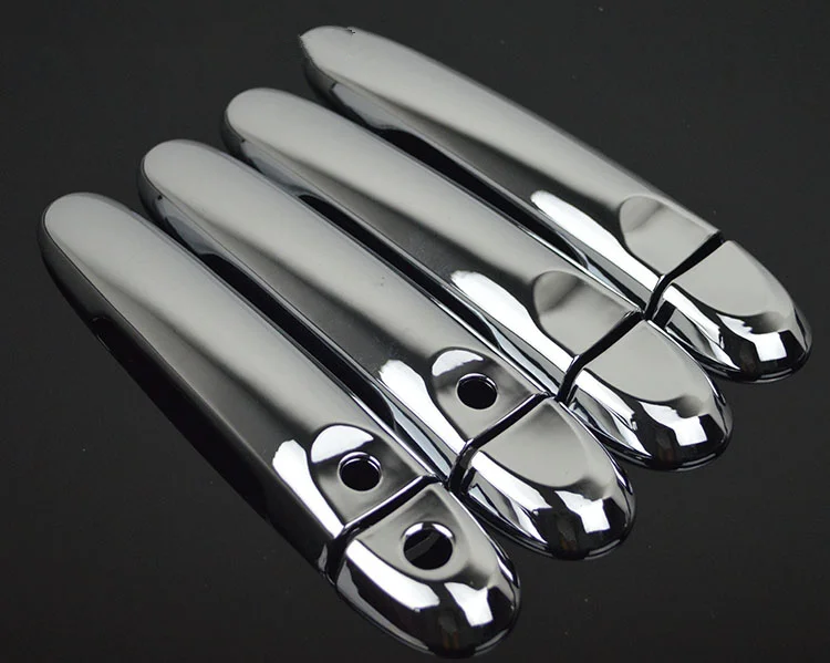 

Для Nissan Note E12 2013-2019 новая хромированная боковая дверная ручка из углеродного волокна, накладка, наклейки, аксессуары для стайлинга автомобилей