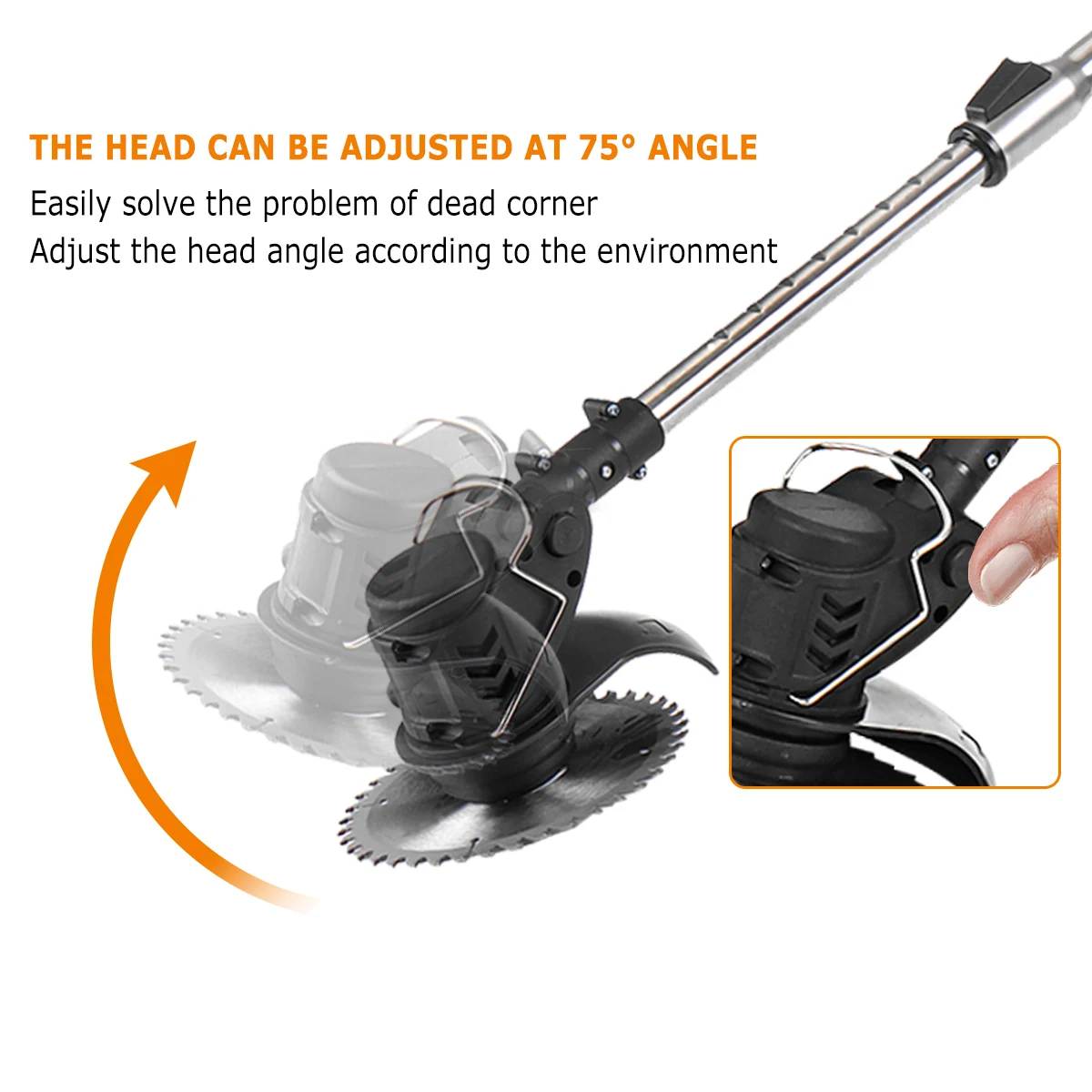 Беспроводная электрическая газонокосилка автоматический триммер с