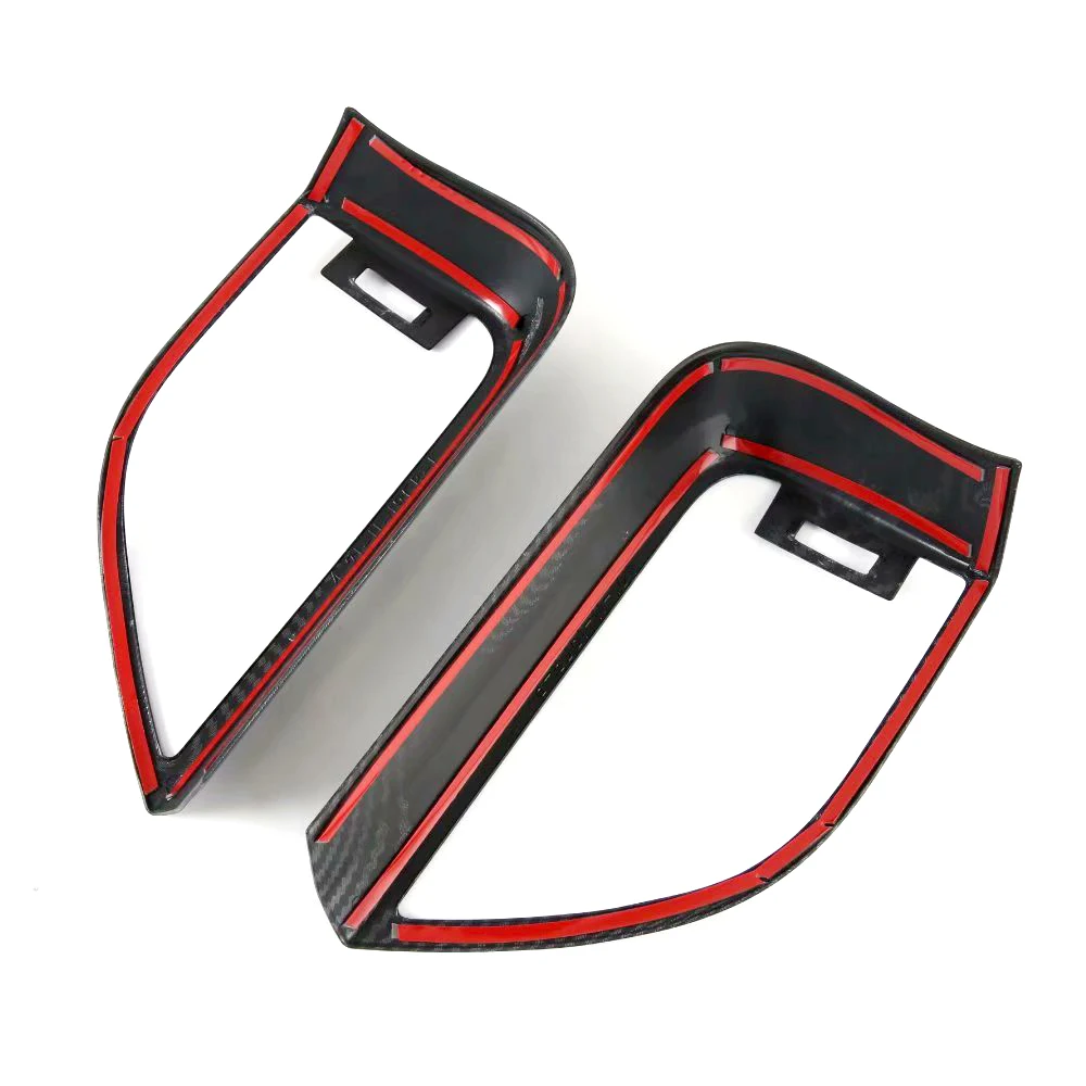 

For Subaru Outback 2021 Interior Car Accessories Carbon Fiber Look Front Air Vent Cover Trim